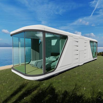 China Wind Resistance Modern Prefabricated House Bed Hotel Cabin Modular Capsule House Commercial for sale