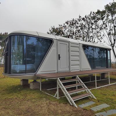 China Eco Friendly Prefab Capsule House With Solar Panels Sustainable Container Capsule Hotel for sale