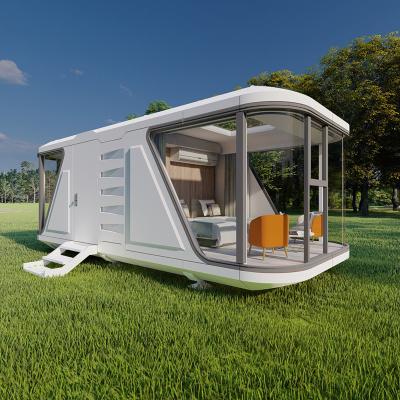 China Galvanlized Integrated Mobile Space Capsule Homestay Space Capsule Steel Structure for sale