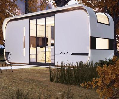 China Chinese Modern Design Apple Cabin Mini Capsule House Home Furnishings Smart lock for sale