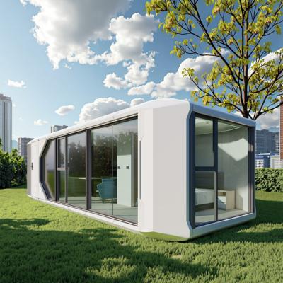 China Intelligent Access Control System Capsule Tiny House Power Consumption 12KW 10000kg for sale