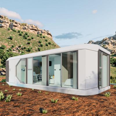 China Eco Friendly Tiny Capsule House Ultimate Dream For Camping Enthusiasts Apple Cabin House for sale