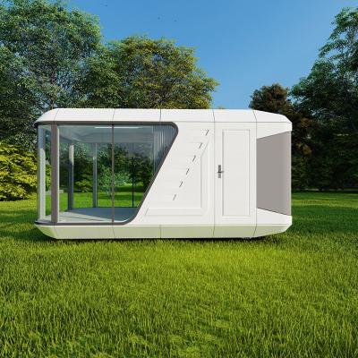 China Intelligent and Exquisite Prefab Houses Space Capsule Inspired Design for sale