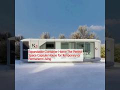 Expandable Container Home The Perfect Space Capsule House for Temporary or Permanent Living