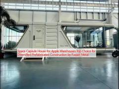 Space Capsule House for Apple Warehouses Top Choice for Diversified Prefabricated Construction by Fuqian Metal
