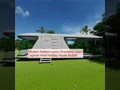 Modern Fashion Luxury Innovative Space Capsule Hotel Holiday House Mobile
