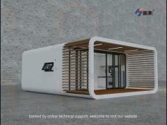 prefabricated container space capsule home soundproof luxury bedroom