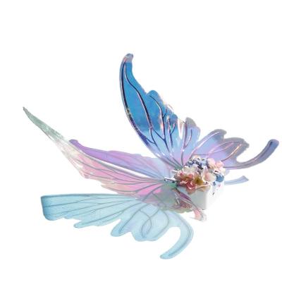 China 2022 Hot Sale Popular Movable Butterfly Toy Butterfly Wings Children's Toy Wings Wings DIY Model Catwalk Decoration Wings for sale