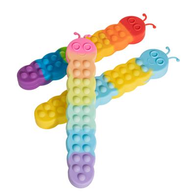 China Popular Silicone 3d Squidopop Sensory Insect Squid Funny Ingot Relaxation Its Flexible Squeeze Ball Bubble Suction Cup Wiggles Toys for sale