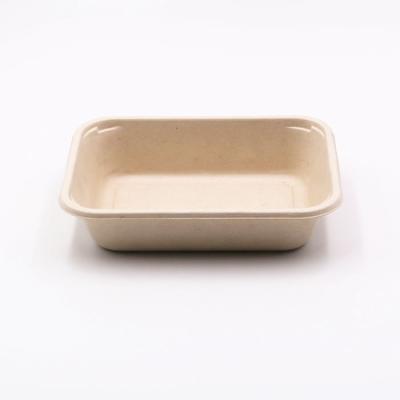 China Oil-resistant Biodegradable Compostable Bagasse Food Packaging Containers for sale