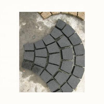 China Modern Natural Stone Basalt , Flamed Basalt Stone Paver for sale