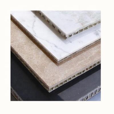 China Exterior Wall Panel Aluminum Honeycomb Thin Marble Wall Panels for sale