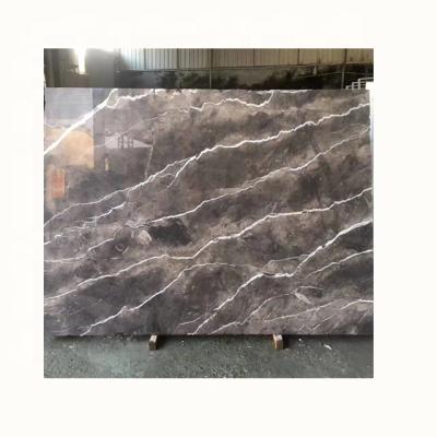 China 2021 Modern Dark Brown Marble Slabs New Coffee Instant Marble Slabs Marble Slabs for sale