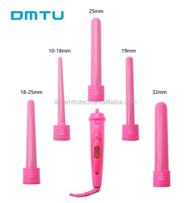 China Two Grades Temp DMTU Ceramic Titanium Easy Use Professional Automatic Hair Curler Curling Iron Roller for sale