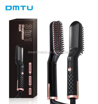 China DMTU Beard Hair Straightener Styler Home Comb for sale