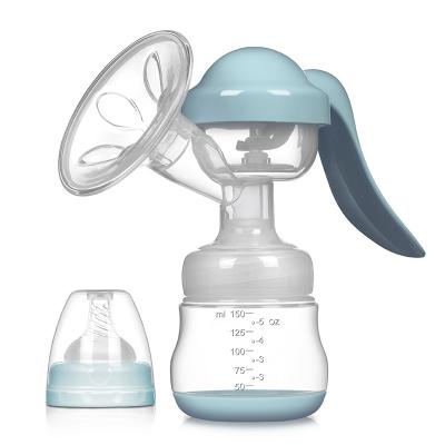 China BPA Free Baby Care Medical Grade BPA Free Manual Breast Pump With Nipple Cover for sale