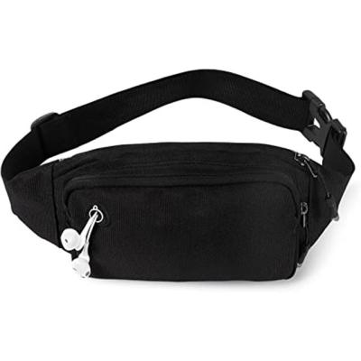 China Running Water Proof Waterproof Fanny Pack Sport Waist Bag Phone Holder With Earphone Jack Waist Pack for sale