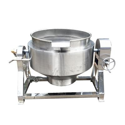 China Vegetable Processing Factory Stainless Steel Syrup Jacket Kettle Restaurant Cooking Pot for sale