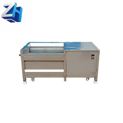 China Root Vegetables Sweep Rod Washing Machine Potato Brush Washing Machine Potato Vegetable Peeling Machine for sale