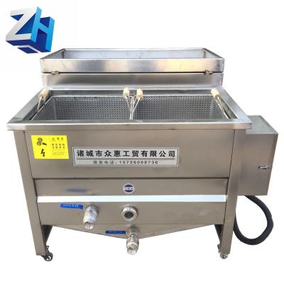 China Frying Snacks Electric Heating Gas Heating Deep Fry Fryer Tofu Fryer Oil Filter Machine Deep Fried Machine for sale