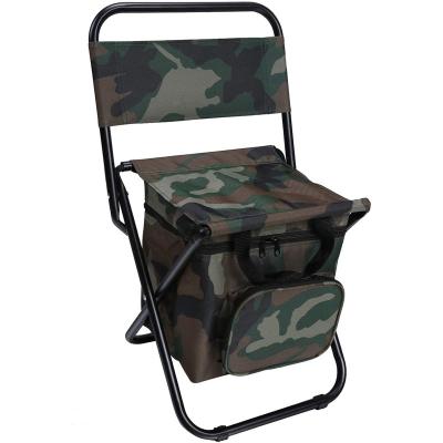 China Contemporary Camouflage Folding Beach Chair Hunting Chair Fishing Stool With Backpack for sale