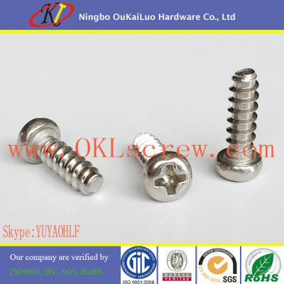 China Phillips Pan Head Stainless Steel Self Tapping Screws B Type for sale