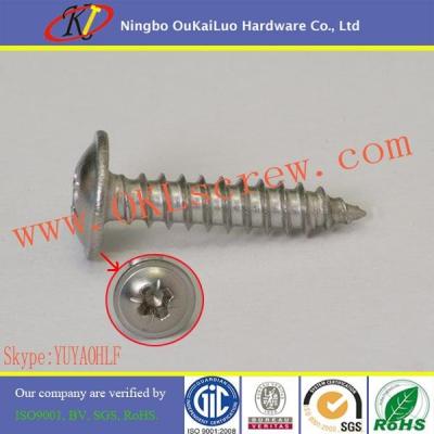 China #8 x 1/2” A2 Stainless Steel Flange Head Self Tapping Screws for sale