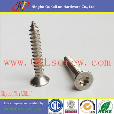 China 304 Stainless Steel Torx Flat Head Sheet Metal Screws for sale