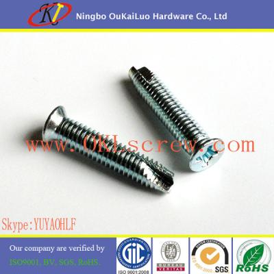 China Phillips Flat Head Type T Thread Cutting Screws for sale