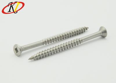 China Stainless Steel Square Drive Flat Head Self Tapping Screws for sale