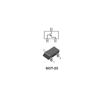 China Original Original 600mA NPN SOT-23 Semicon Electronic Component Resistor Capacitor IC MMBT5551 for sale