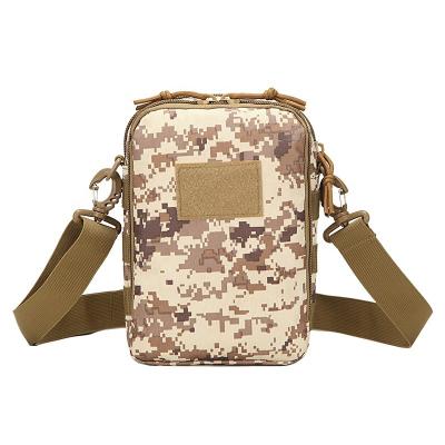 China Anti-theft Multifunctional Leisure Outdoor Sports Cycling Shoulder Bag Camouflage Tactical Apple Tablet Running Bag for sale