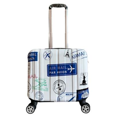 China Custom Printed ABS Hard Shell Luggage Koffer 3pcs Set Butterfly Pattern Suitcase Travel Bags Hand Suitcase for sale