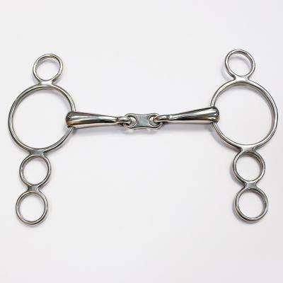 China Equestrian Equine Equine Equipment Products Mouth Bit Snaffle Bit Stainless Steel Horse Supplier Stainless Steel For Horse Racing for sale