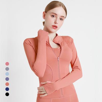 China 2021 Fashion Breathable Gym Coat For Women Exercise Sports Wear Full Body Workout Breathable Fitness Lady Clothes for sale