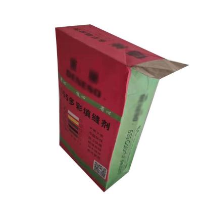 China Disposable Cement Paper Bag 50 Kg Brand Kraft Paper Valve Bag 10kg Multilayer Valve Paper Bag for sale