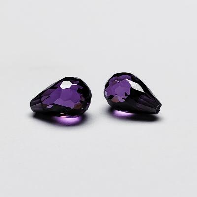 China Wholesale Bare Drop Shaped Color Play Or Zircon Gem Earrings Pendant Jewelry Manufacturing From Fire Jewelry for sale