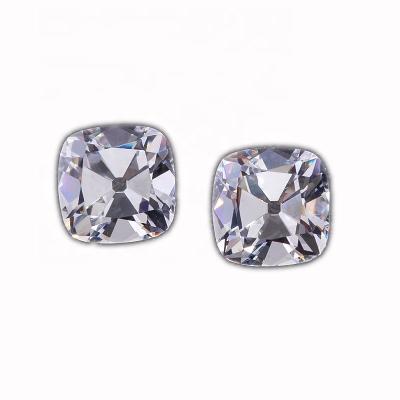 China Game Or Fire Color Old European Loose Cut Moissanite Stone VVS Gemstone DEF Wholesale Cushion Cut Moissanite Diamond for sale