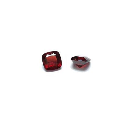 China Color set or fire natural red garnet loose rose square gem high quality low price wholesale price natural loose cut cone garnet for sale