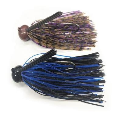 China wholesale tungsten fishing jig, tungsten football jig, tungsten jig with skirts for bass fishing TFJ for sale