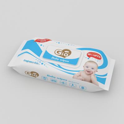 China Zuiver water babydoekjes voor huid, handen en mond reiniging 20*15 cm Geen alcohol Te koop