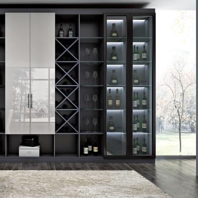 China Eco-friendly 2023 Home Design Modern Wine Display Cabinet Decoration Furniture for sale