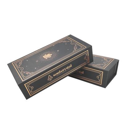 China Recyclable Custom Paper Material Recyclable Paperboard Jewelry Cardboard Paper Boxes Gift Box Black Paper Box for sale