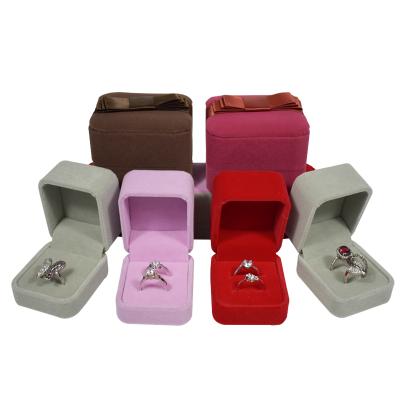 China Handmade custom logo printed jewelry packaging box with velvet paper jewelry box drawer boxes for sale