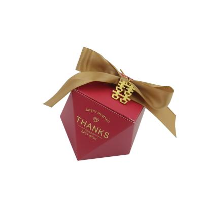 China Recyclable Cardboard Boxes Custom Printing Cheap Price Wedding Candy Boxes Package for sale