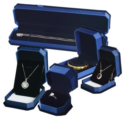 China Full durable jewelry set box with arc octagon shape display packaging old china manufacture wholesale supplier for sale