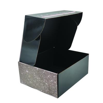 China Recyclable Customized Cardboard Wigs Ad Box Hair Extension Packaging Box for sale