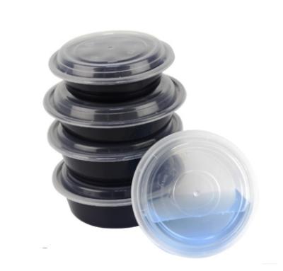 China Microwavable Disposable Round Food Container Custom Plastic Food Bowl for sale