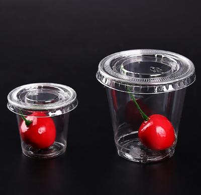 China Discover Disposable Round Transparent Plastic PP Jelly Cup 12345 Ounce Sauce Cup for sale