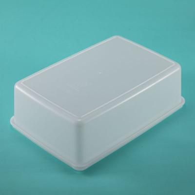 China Square Microwavable Can Be Refrigerated And Cool Plastic Lunch Box Heating Storage Box for sale